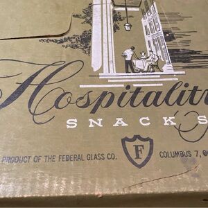 Vintage Hospitality Snacks Box 1950